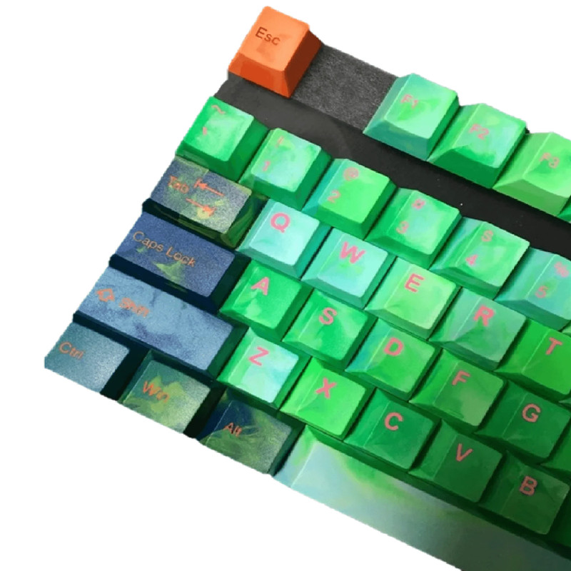 Tai-Hao 121 Keys-Double Shot Keycap + 1 Keys Puller Avatar II - Orange - أكسسوار لوحة مفاتيح